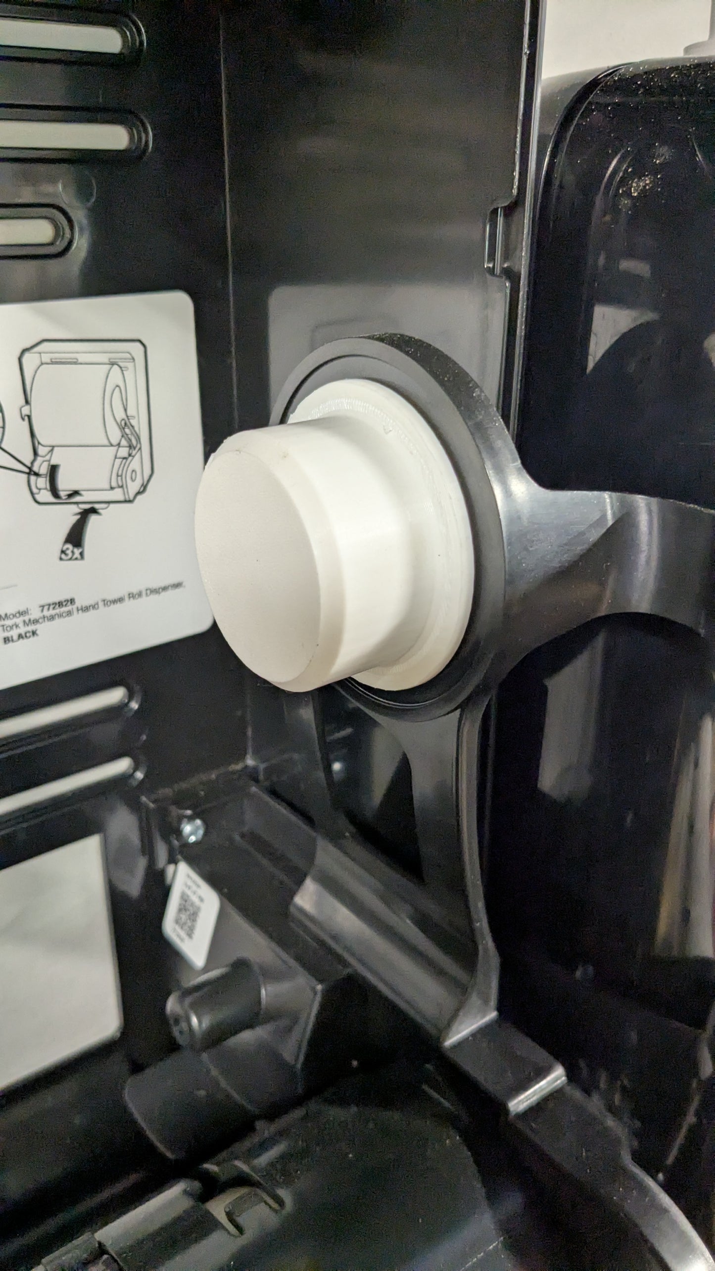 Tork H80 paper towel adapter for Costco Marathon paper towel roll.