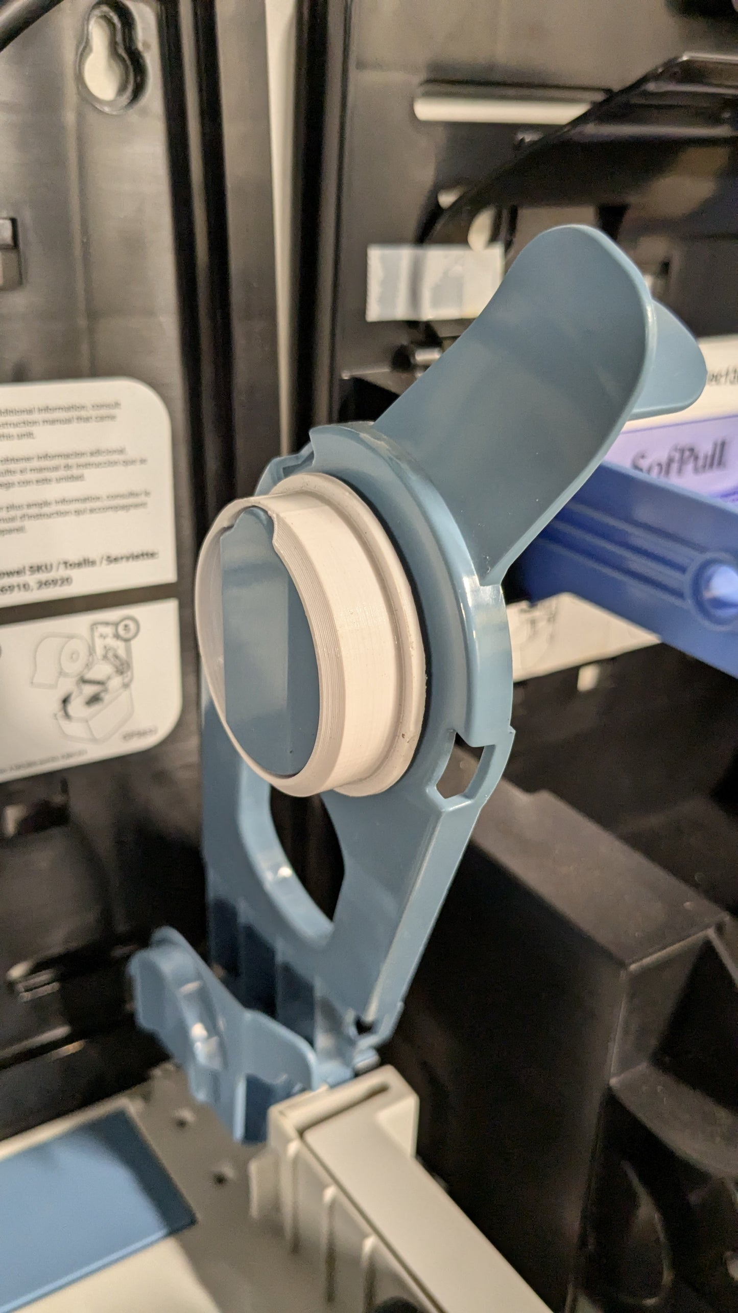 SofPull 50919 dispenser Conversion kit adapters for universal paper towel roll.