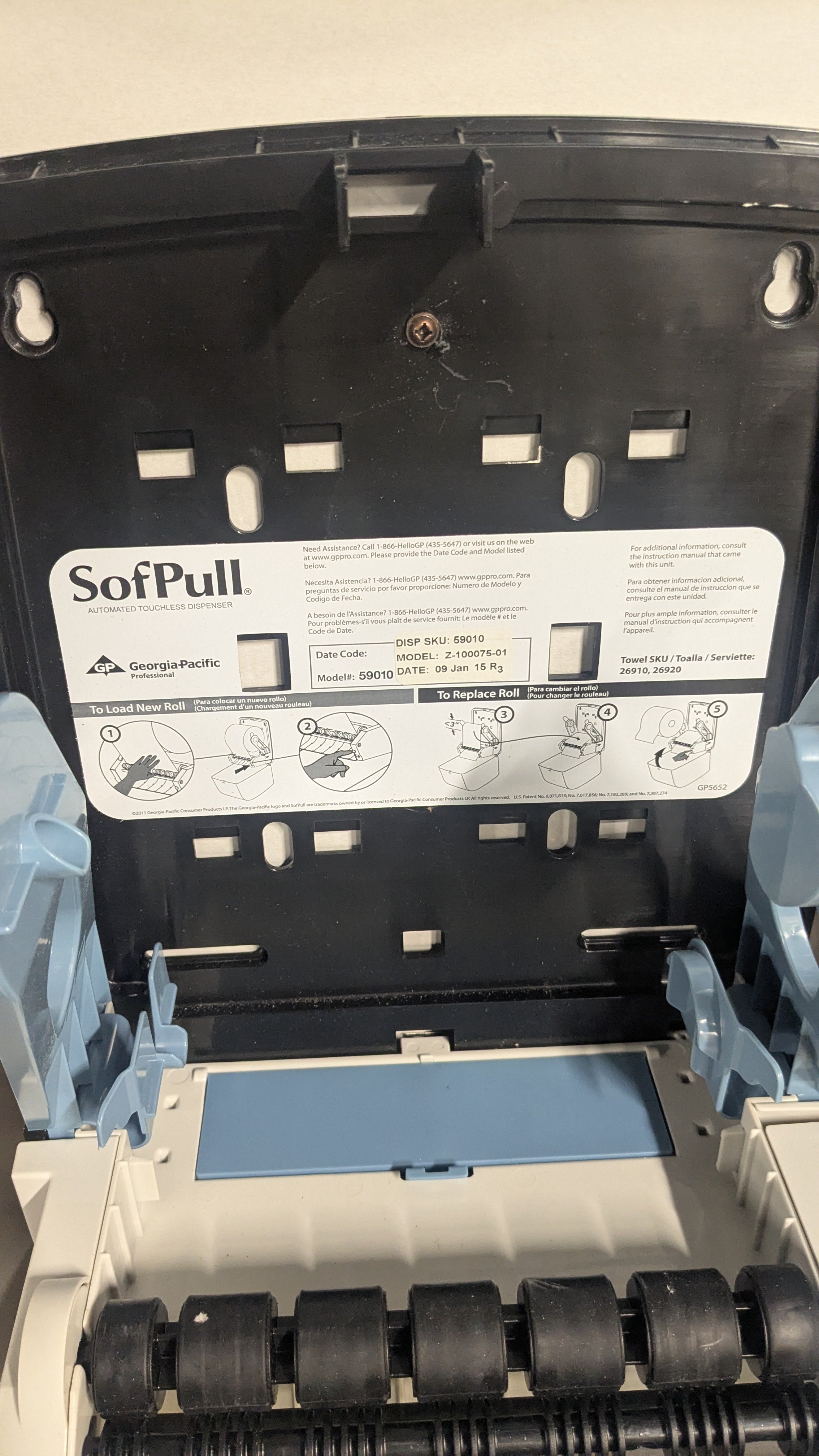 SofPull 50919 dispenser Conversion kit adapters for universal