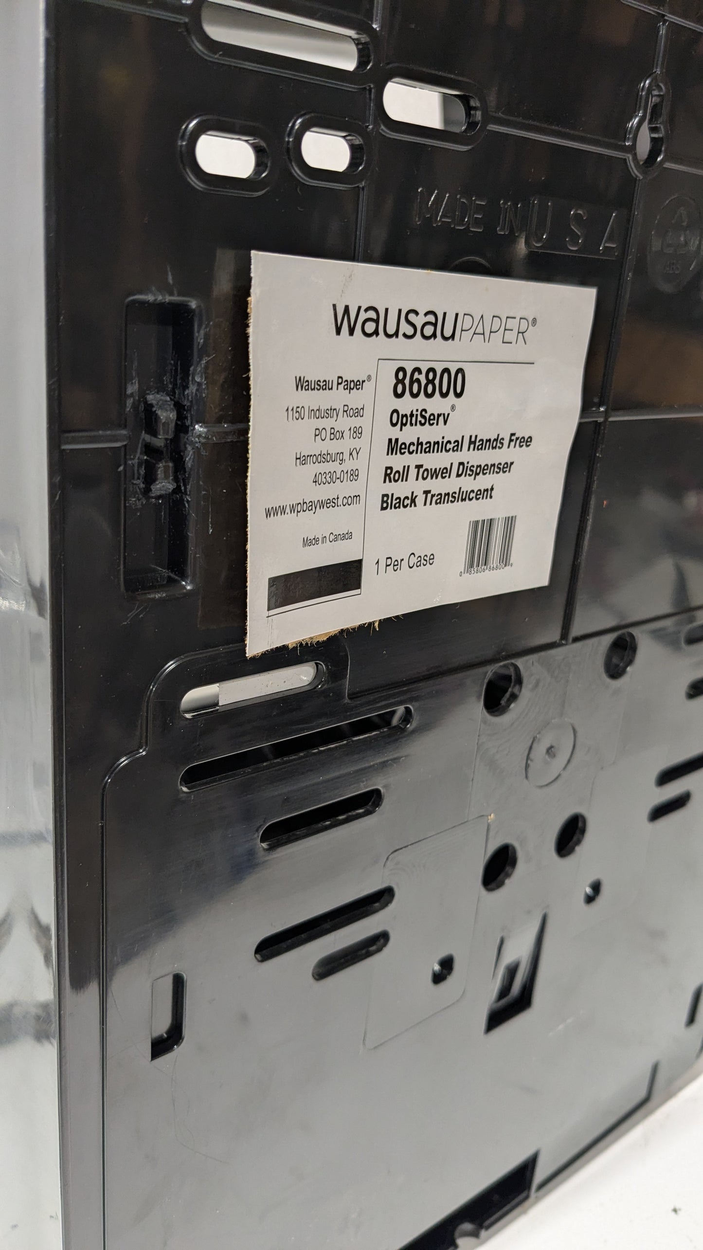 Wausau 86800 Paper towel Conversion kit. Replaced 80 31 300 roll.